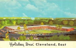 CLEVELAND, OH Ohio  HOLIDAY INN~EAST  Artist's Rendition  ROADSIDE  Postcard