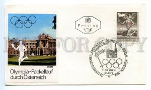 495509 1972 Austria Olympics Munich Olympic torch relay Vienna COVER