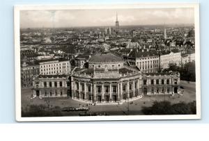 Burgtheather Vienna Theatre Wien Austria Vintage RPPC Real Photo Postcard D49