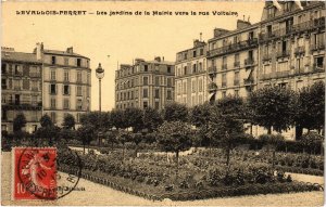 CPA Levallois Perret Les jardins de la Mairie (1315284)