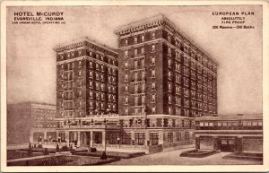 Postcard Hotel McCurdy in Evansville, Indiana