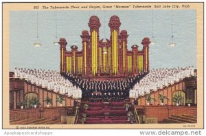 Utah Salt Lake City The Tabernacle Choir And Organ Great Mormon Tabernacle