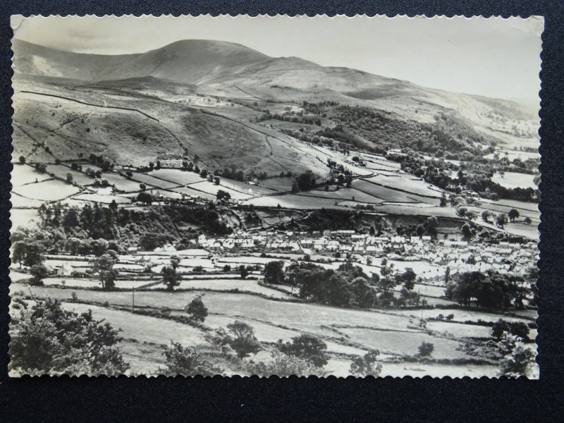 Wales LLANFAIRFECHAN from Penmaenmawr Mountain c1950s RP Postcard by Valentine