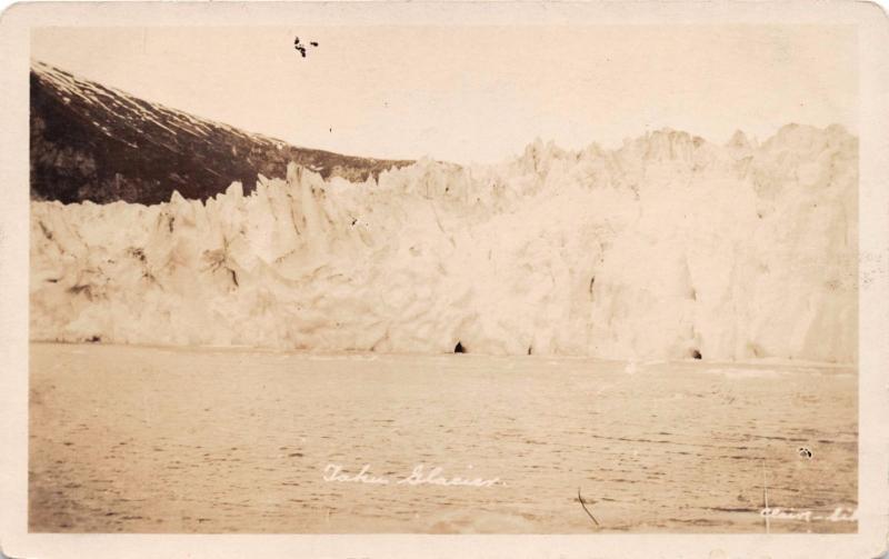 TAKU GLACIER ALASKA REAL PHOTO POSTCARD c1910s