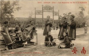 CPA AK INDOCHINA Annam Les Musiciens du Roi VIETNAM (958499)