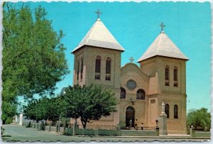 Postcard - St. Albino Catholic Church - Mesilla, New Mexico