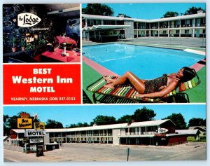 KEARNEY, Nebraska NE ~ Roadside BEST WESTERN INN MOTEL 5½x7  Postcard