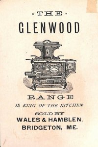 Pittsburgh PA Glenwood Ranges & Heaters Beautiful Trade Card