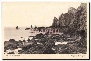 Camaret sur Mer - La Plage Toulinguet - Old Postcard