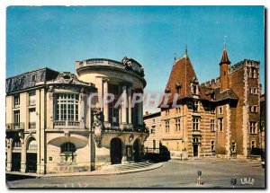 Postcard Modern Agen Lot et Garonne The theater and museum