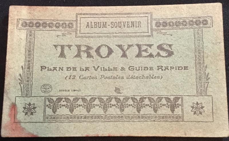 Postcard Unused Book of 6 Postcards Troyes France LB