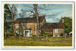 c1920's Benjamin Thompson House Setauket Long Island New York Unposted Postcard