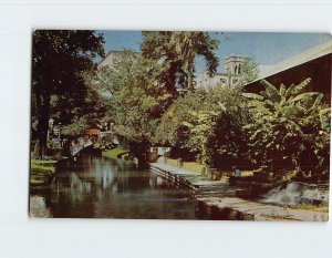 Postcard San Antonio River, San Antonio, Texas