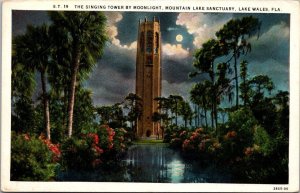 Florida Lake Wales The Singing Tower By Moonlight Curteich