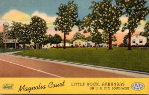 Arkansas Little Rock Magnolia Court Curteich