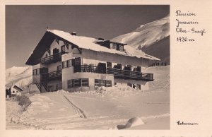 Obergurgl Pension Hotel Gasthaus Austria Solden Postcard