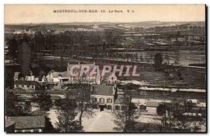 Montreuil sur Mer - La Gare - Old Postcard