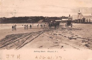 Newport Rhode Island Bathing Beach Vintage Postcard AA14148