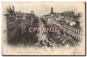 Paris 9 - The Boulevard of the Italians - Old Postcard