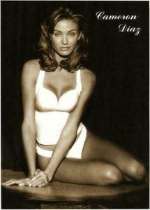 Cameron Diaz in Underwear Postcard #3