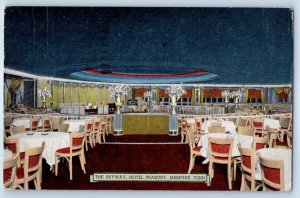 1963 Memphis Tennessee Vintage Postcard Skyway Hotel Peabody Restaurant Posted