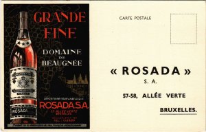 PC CPA ADVERTISING, GRANDE FINE, DOMAINE DE BEAUGNÉE, VINTAGE POSTCARD (b9990)