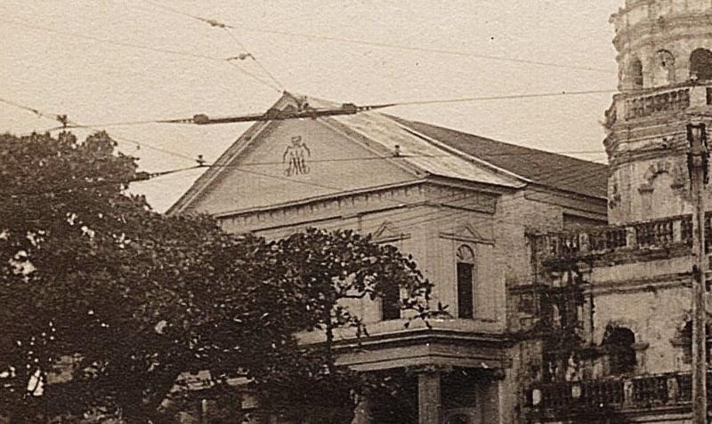 1907-09 RPPC SANTA CRUZ CHURCH MANILA PHILIPPINES ISLANDS Real Photo Postcard 