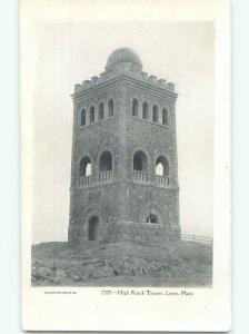 Unused Pre-1907 HIGH ROCK TOWER Lynn Massachusetts MA n5704