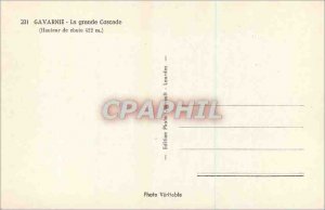 Modern Postcard Gavarnie La Grande Cascade (Fall height 422 m)