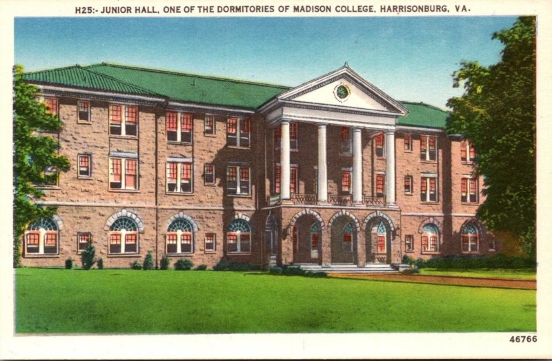 Virginia Harrisonburg Junior Hall Madison College