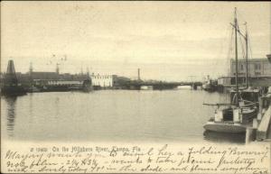 Tampa FL Hillsboro River Scene 1906 Used Postcard