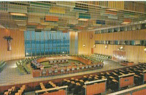 America Postcard - United Nations Trusteeship Council Chamber - New York  TZ9965