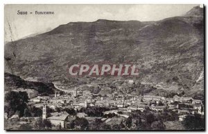 Old Postcard Italy Italia Susa Panorama