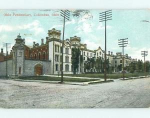 Divided-Back OHIO PENITENTIARY JAIL Columbus Ohio OH t6221