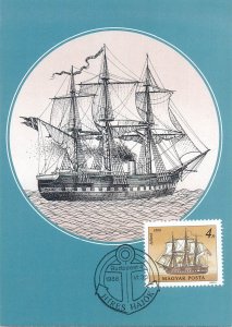 Maximum cards Hungary famous sailing vessels Wasa Santa Maria Jylland St. Jupat 