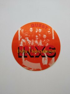 INXS Dirty Honeymoon Band Photo Backstage Pass Original New Wave 1993 Orange 