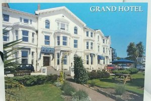 Vintage Postcard Grand Hotel Morton Crescent Exmouth Devon