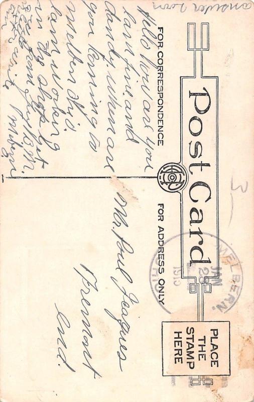 B27/ Ohio Postcard c1910 Greetings from Melbern Pennant Williams County