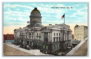 Post Office Building Kansas City Missouri MO UNP DB Postcard U22