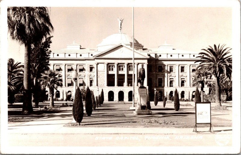 Frashers Fotos Real Photo Postcard State Capitol in Phoenix, Arizona~972