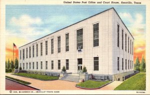 Texas Amarillo Post Office and Court House Curteich
