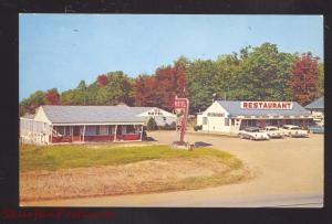 NEWBURG MISSOURI ROUTE 66 VERNELLE'S MOTEL RESTAURANT OLD CARS POSTCARD