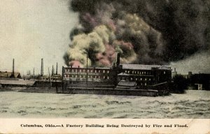OH - Columbus. March 26, 1913 Flood & Fire. Capital City Products Factory
