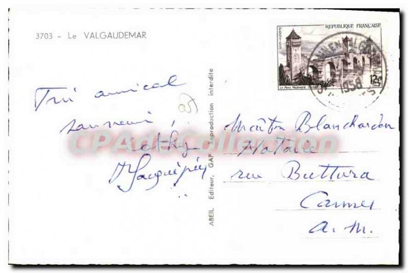 Postcard Old Valgaudemar