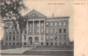 Utica New York Utica Free Academy Antique Postcard J52981