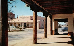 Santa Fe New Mexico 1950s Postcard New First National Bank Building