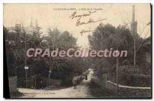 Old Postcard La Baule Sea The Chapel Alle