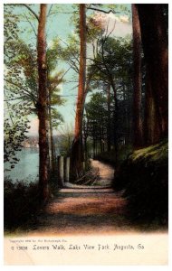 Georgia  Augusta Lovers Walk lake View Park