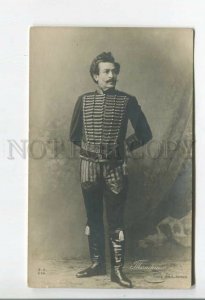 478192 TINSKY Russian OPERA Singer ACTOR Theatre HUSSAR Vintage PHOTO postcard