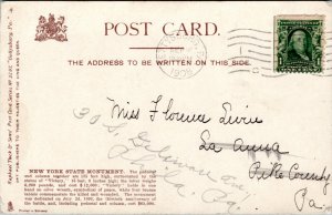 Postcard PA Gettysburg - New York State Monument